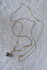 Tahitian black pearl necklace