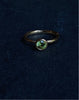 Peridot on 18k gold ring