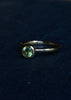 Peridot on 18k gold ring